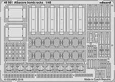 Eduard 48981 SET Albacore bomb racks (TRUMP)
