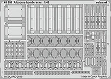 Eduard 48981 SET Albacore bomb racks (TRUMP)