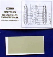 Kora Model KORMCC72001 Canopy Mask Rikugun Ki-93 1/48