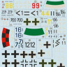 Print Scale 72-146 Messerschmitt Bf 109 K Wet decal 1/72