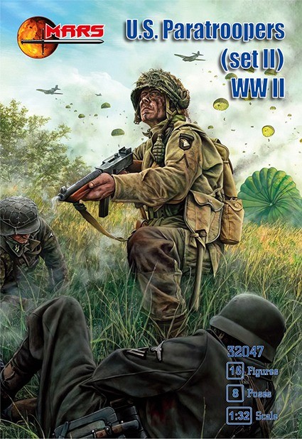 Mars MAR32047 US Paratroopers Set II (WWII) 1/32