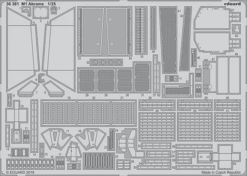 Eduard 36381 M1 Abrams 1/35