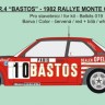 Reji Model JM403 Opel Ascona 400 Rallye Monte Carlo 1982 1/24