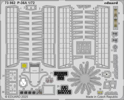 Eduard 73862 SET P-36A (ARMA H.) 1/72