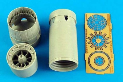 Aires 4553 Mirage 200C/B/D/N exhaust nozzle - opened 1/48