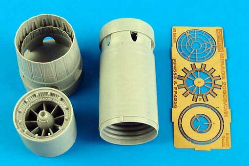 Aires 4553 Mirage 200C/B/D/N exhaust nozzle - opened 1/48