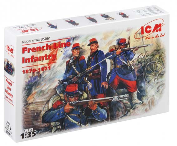 ICM 35061 Французская линейная пехота, франко-прусская война (1870-1871) 1/35