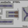 Eduard 32895 MiG-21 seatbelts STEEL 1/32