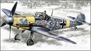 ICM 48102 Bf 109F-2, германский истребитель ІІ Мировой войны 1/48