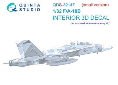 Quinta studio QDS-32147 F/A-18B (Academy) (малая версия) 1/32