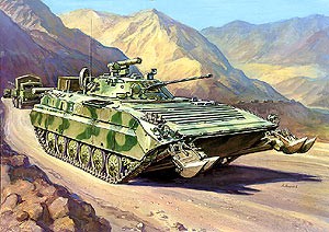 Звезда 3555 Советская БМП-2Д в Афганистане 1/35