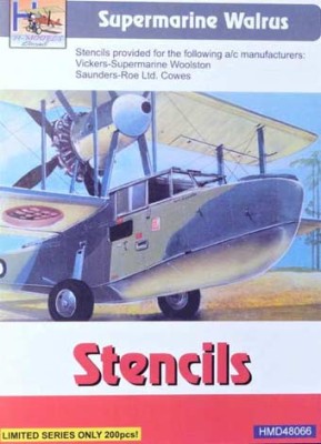 HM Decals HMD-48066 1/48 Stencils Supermarine Walrus
