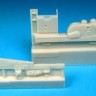 Barracuda Studios BCR32012 North-American P-51D Mustang Cockpit Sidewalls (with PE parts) (designed to be used with Tamiya kits) 1/32