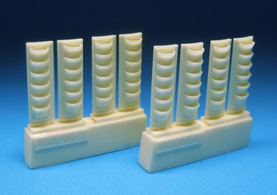 Barracuda Studios BCR72275 Avro Shackleton MR.2 exhausts (designed to be used with Airfix kits) 1/72