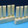 Barracuda Studios BCR72275 Avro Shackleton MR.2 exhausts (designed to be used with Airfix kits) 1/72