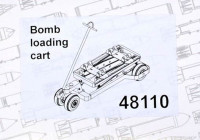 Advanced Modeling AMC 48110 Bomb loading cart 1/48