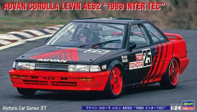 Hasegawa 21137 Advan Corolla Levin Ae92 1/24
