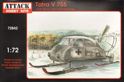 Attack Hobby 72842 Tatra V 755 Aerosledge 1/72