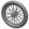 Art Scale 200-A72021 German 710x85 spoked wheels - 1 pair 3d-printed 1/72