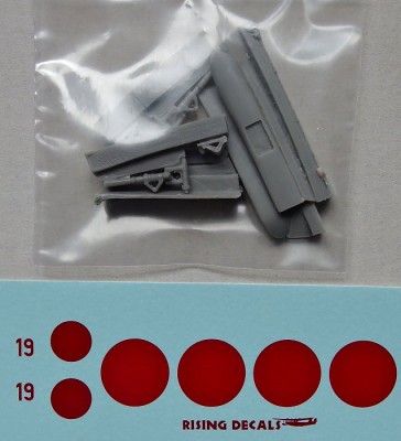 Rising Decals ACR009 Ski undercarriage for Ki-61-I Otsu &amp; decal 1/72