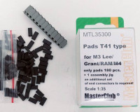 Master Club MTL-35300 Pads T41 type for M3 Lee/Grant/RAM/M4 1/35