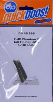 Quickboost 48999 F-4B Phantom II tail fin cap - mid (TAM) 1/48