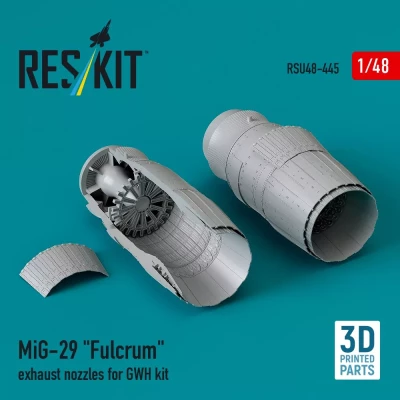 Reskit U48445 MiG-29 'Fulcrum' exhaust nozzles (GWH) 1/48