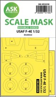 Art Scale 200-M32030 USAF McDonnell F-4E Phantom Viet-Nam war wheels and canopy frame paint masks (inside & outside) 1/32