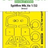 Art Scale 200-M32131 Supermarine Spitfire Mk.Va double-sided fit express mask for Kotare kit 1/32