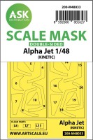Art Scale 200-M48033 Dassault-Dornier Alpha Jet canopy frame paint masks (inside and outside) 1/48