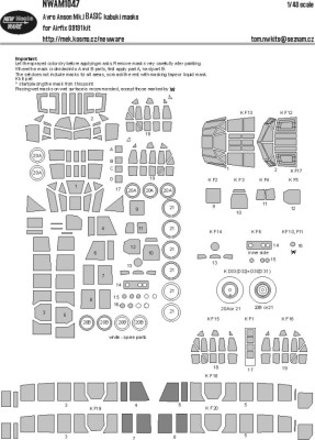 New Ware NWA-M1047 Avro Anson Mk.I BASIC (AIRFIX) 1/48