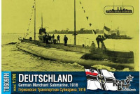 Combrig 70609WL/FH German Deutschland Merchant Submarine, 1916 1/700