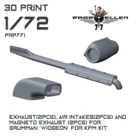 77 Propeller 77PRP771 Gruman Widgeon exhaust,intakes,magneto (KPM) 1/72