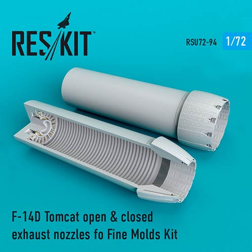 Reskit RSU72-0094 F-14D Tomcat open&closed exh. (FMOLDS) 1/72