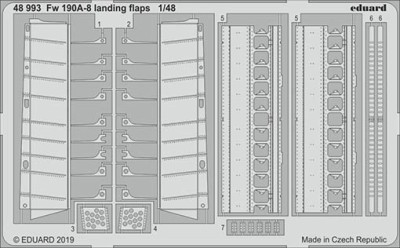 Eduard 48993 SET Fw 190A-8 landing flaps (EDU)
