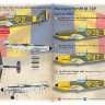 Print Scale 72507 Messerschmitt Bf-109 Roumains Part 1 1/72