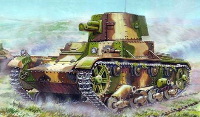UniModel UMM-72620 &quot;Vickers&quot; single turret tank model &quot;E&quot; (version F) 1/72
