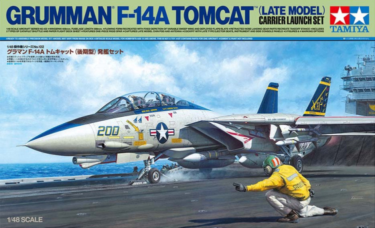 Tamiya 61122 Grumman F-14A Tomcat (Late Model) 1/48