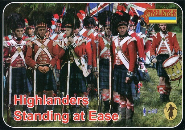 Strelets STR16372 Napoleonic Highlanders Standing at Ease 1/72