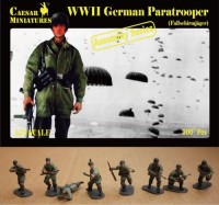 Caesar Miniatures H7712 German Paratrooper (Fallschirmjager) (WWII) 1/72
