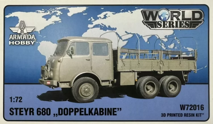 Armada Hobby W72016 STEYR 680 'Doppelkabine' (3D resin) 1/72