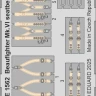 Eduard FE1562 Beaufighter Mk.VI seatbelts STEEL (REV) 1/48
