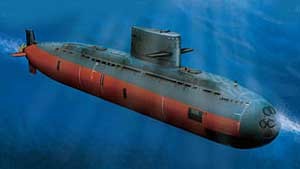 Hobby Boss 83510 Подводная лодка PLAN Type 039A Yuan Class SSG 1/350
