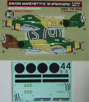 Kora Model DEC72363 SM.79 Sparviero in Spain Vol.2 декали декали 1/72