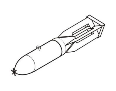 CMK 5042 Imperial Japanese Naval Bombs 50kg-4pcs 1/32