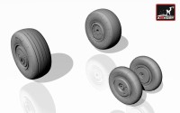 Armory ARAW48013 Mikoyan MiG-23BM, MiG-27, MiG-27M/D/K wheel set 1/48