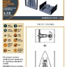 Clear Prop CPA72167 F-86A closed canopy frame detail set (CP) 1/72