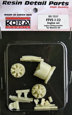 Kora Model DS7227 FFVS J-22 Engine set (MARVIVOX) 1/72