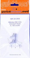 QuickBoost QB32 203 Bucker Bu 131 correct seats (ICM) 1/32