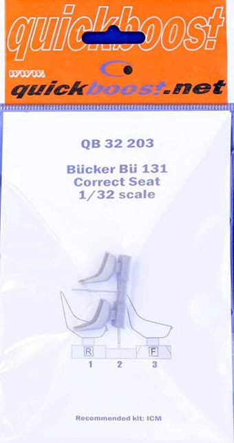 QuickBoost QB32203 Bucker Bu 131 correct seats (ICM) 1/32